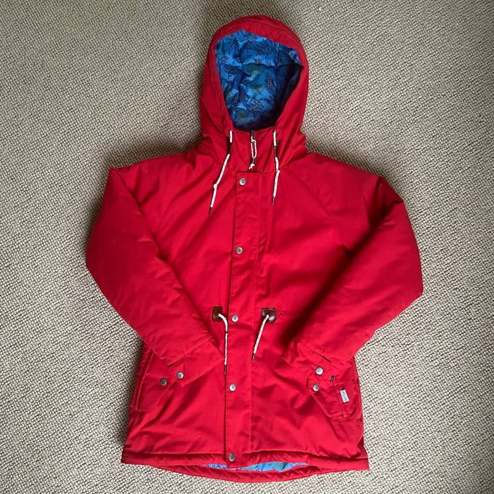 Poler Womens Cedar Jacket Red Lava